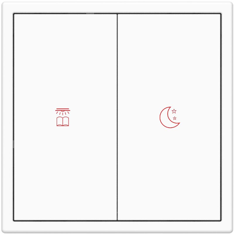 Bảng điều khiển thông minh Tile Series 2 nút 2.1