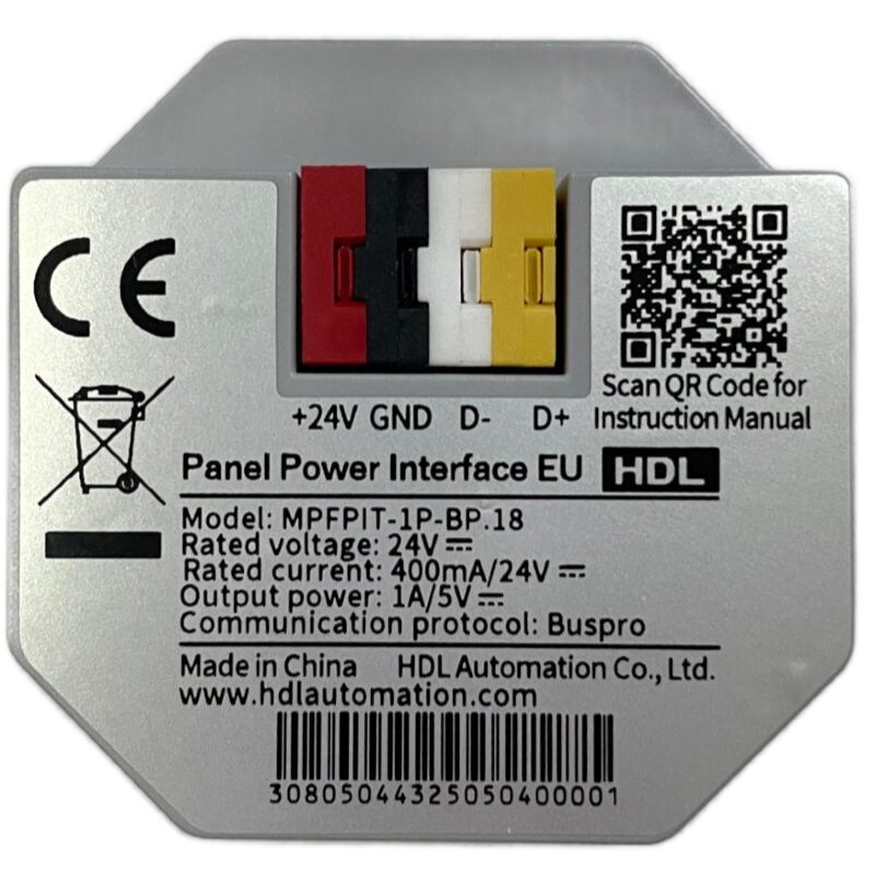 Giao diện cấp nguồn Panel Power Interface EU
