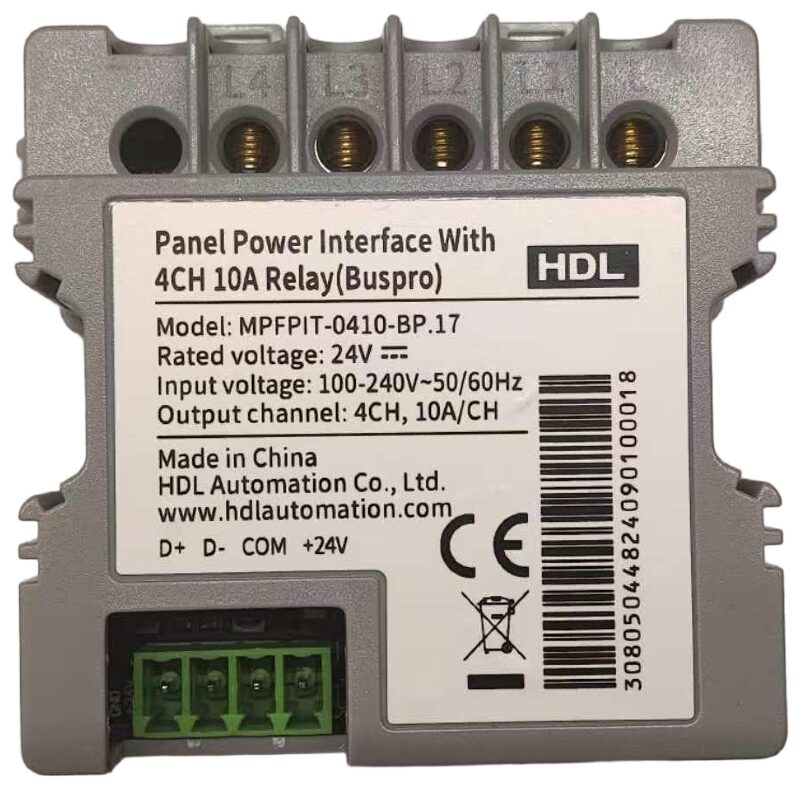 Giao diện cấp nguồn Panel Power Interface kèm 4 kênh relay 10A
